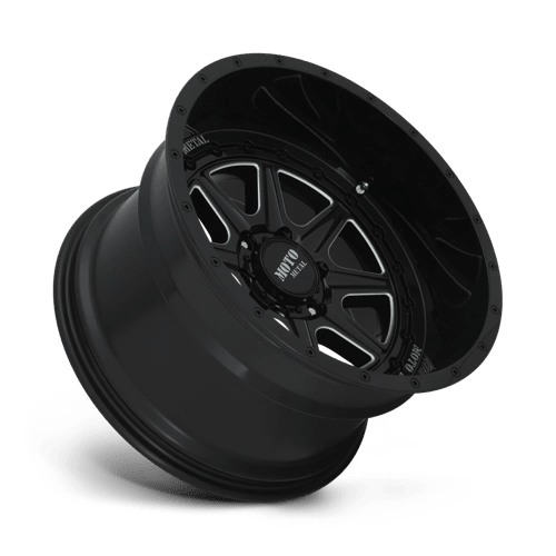 Moto Metal MO801 PHANTOM Gloss Black Milled 22x12 - 44 6x139.7mm 106.1mm - Wheels - Moto Metal