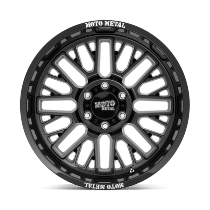 Moto Metal MO802 WARLOCK Gloss Black Milled 20x10 - 18 5x150mm 110.1mm - Wheels - Moto Metal