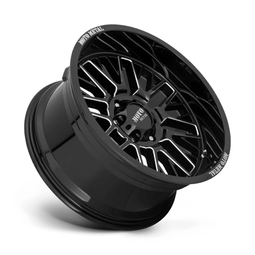 Moto Metal MO802 WARLOCK Gloss Black Milled 20x10 - 18 6x135mm 87.1mm - Wheels - Moto Metal