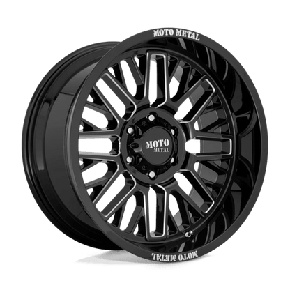 Moto Metal MO802 WARLOCK Gloss Black Milled 20x10 - 18 6x135mm 87.1mm - Wheels - Moto Metal