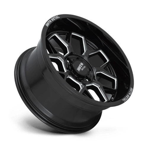 Moto Metal MO803 BANSHEE Gloss Black Milled 20x10 - 18 6x135mm 87.1mm - Wheels - Moto Metal