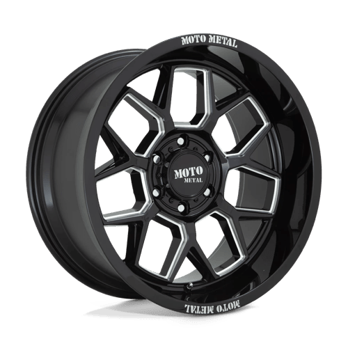Moto Metal MO803 BANSHEE Gloss Black Milled 20x10 - 18 6x135mm 87.1mm - Wheels - Moto Metal