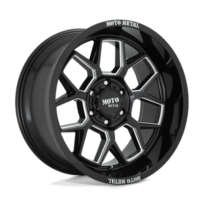 Moto Metal MO803 BANSHEE Gloss Black Milled 20x10 - 18 6x135mm 87.1mm - Wheels - Moto Metal