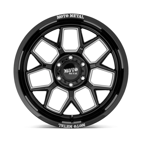 Moto Metal MO803 BANSHEE Gloss Black Milled 20x10 - 18 6x135mm 87.1mm - Wheels - Moto Metal