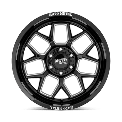 Moto Metal MO803 BANSHEE Gloss Black Milled 20x10 - 18 6x135mm 87.1mm - Wheels - Moto Metal