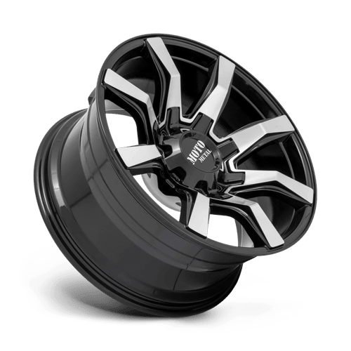 Moto Metal MO804 SPIDER Gloss Black Machined 22x10 - 18 5x127|5x139.7mm 78.1mm - Wheels - Moto Metal