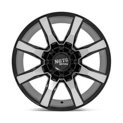 Moto Metal MO804 SPIDER Gloss Black Machined 22x10 - 18 8x180mm 124.2mm - Wheels - Moto Metal