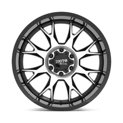 Moto Metal MO806 Gloss Black Machined 20x10 - 18 5x139.7mm 78.1mm - Wheels - Moto Metal