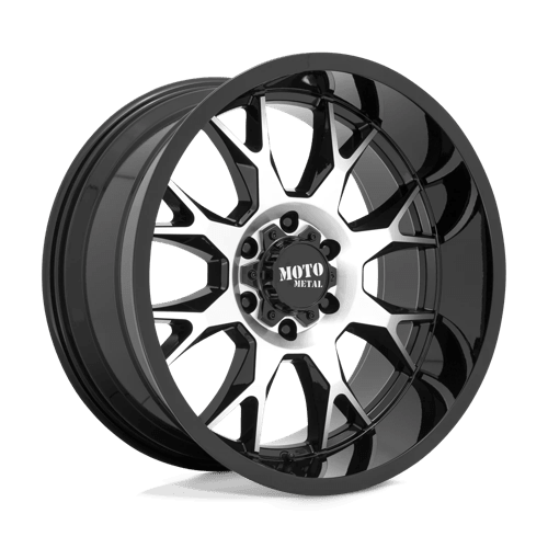 Moto Metal MO806 Gloss Black Machined 20x10 - 18 5x139.7mm 78.1mm - Wheels - Moto Metal