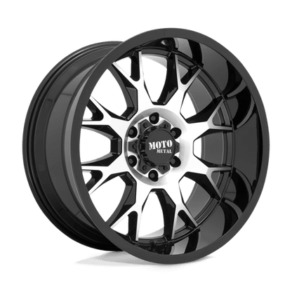 Moto Metal MO806 Gloss Black Machined 20x10 - 18 5x139.7mm 78.1mm - Wheels - Moto Metal