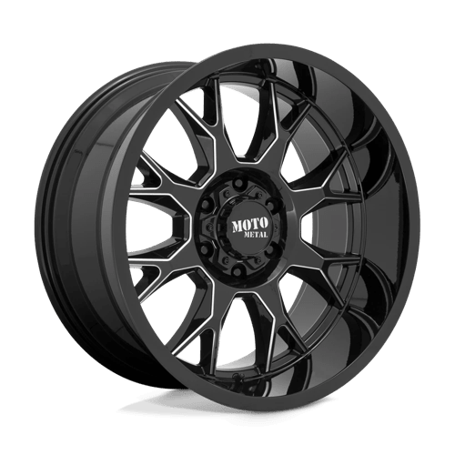 Moto Metal MO806 Gloss Black Milled 20x10 - 18 6x139.7mm 106.1mm - Wheels - Moto Metal
