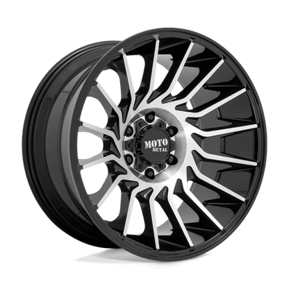 Moto Metal MO807 Gloss Black Machined 22x10 - 18 6x139.7mm 106.1mm - Wheels - Moto Metal