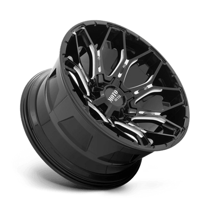 Moto Metal MO808 SNIPER Gloss Black Milled 20x10 - 18 5x127|5x139.7mm 78.1mm - Wheels - Moto Metal
