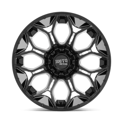 Moto Metal MO808 SNIPER Gloss Black Milled 20x9 0 5x139.7|5x150mm 110.1mm - Wheels - Moto Metal