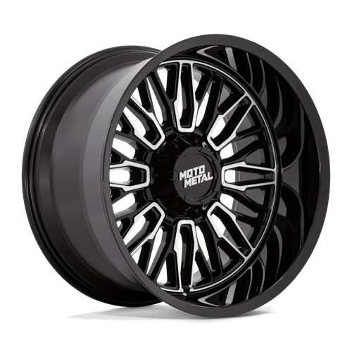 Moto Metal MO809 STINGER Gloss Black Machined 20x10 - 18 6x135|6x139.7mm 106.1mm - Wheels - Moto Metal
