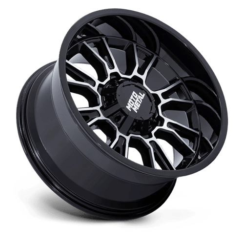 Moto Metal MO810 LEGACY Gloss Black Machined 18x9 +20 6x120|6x139.7mm 78.1mm - Wheels - Moto Metal