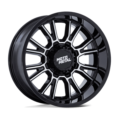 Moto Metal MO810 LEGACY Gloss Black Machined 18x9 +20 8x170mm 125.1mm - Wheels - Moto Metal