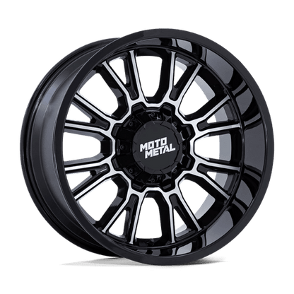Moto Metal MO810 LEGACY Gloss Black Machined 20x10 - 18 8x165.1mm 125.1mm - Wheels - Moto Metal