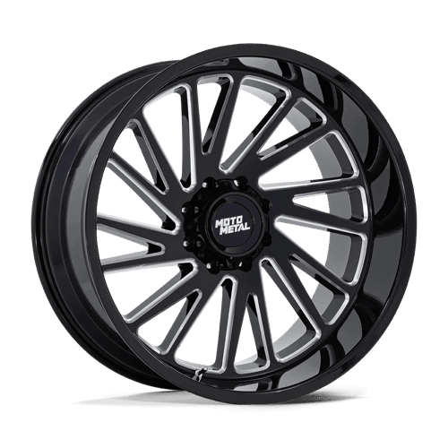 Moto Metal MO811 COMBAT Gloss Black Milled 22x10 - 18 6x135mm 87.1mm - Wheels - Moto Metal