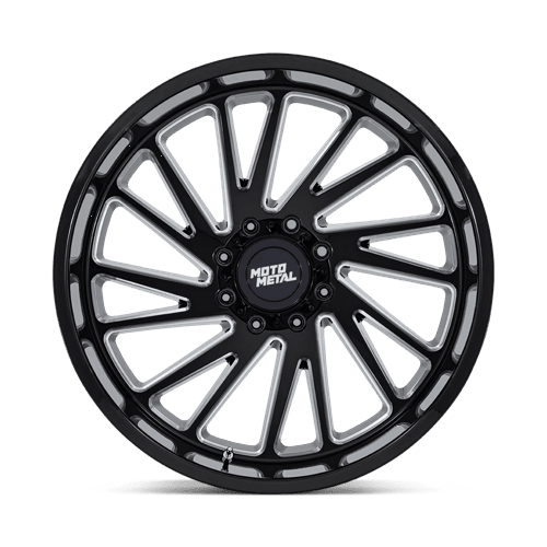 Moto Metal MO811 COMBAT Gloss Black Milled 22x10 - 18 6x139.7mm 106.1mm - Wheels - Moto Metal