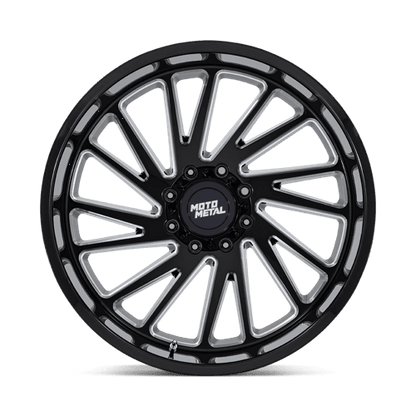 Moto Metal MO811 COMBAT Gloss Black Milled 22x12 - 44 5x127mm 71.5mm - Wheels - Moto Metal