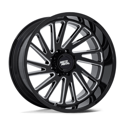 Moto Metal MO811 COMBAT Gloss Black Milled 24x12 - 44 8x170mm 125.1mm - Wheels - Moto Metal