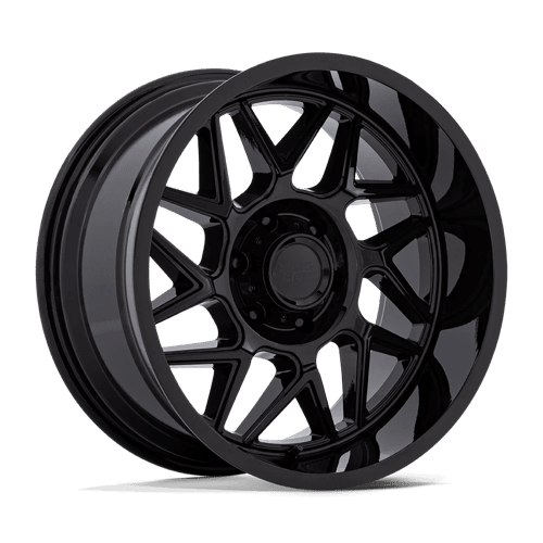 Moto Metal MO812 TURBINE Gloss Black 20x9 +1 6x139.7mm 106.1mm - Wheels - Moto Metal