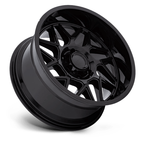 Moto Metal MO812 TURBINE Gloss Black 20x9 +1 6x139.7mm 106.1mm - Wheels - Moto Metal