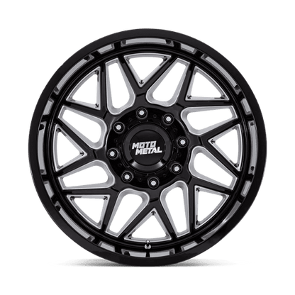 Moto Metal MO812 TURBINE Gloss Black Milled 20x9 +1 5x127mm 71.5mm - Wheels - Moto Metal