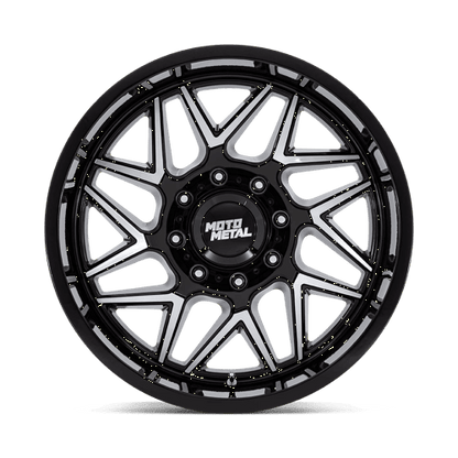 Moto Metal MO812 TURBINE Gloss Black W/ Machined Face 20x9 +20 6x135mm 87.1mm - Wheels - Moto Metal