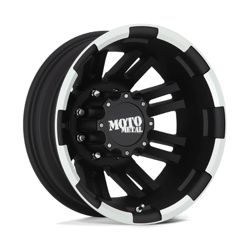 Moto Metal MO963 Matte Black Machined 17x6 - 134 8x165.1mm 125.1mm - Wheels - Moto Metal