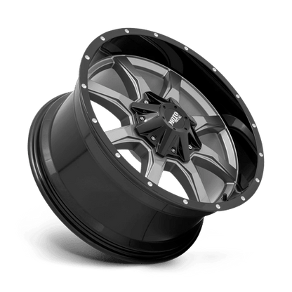 Moto Metal MO970 Gloss Gray Center W/ G - blk Lip 20x9 0 6x135|6x139.7mm 106.1mm - Wheels - Moto Metal
