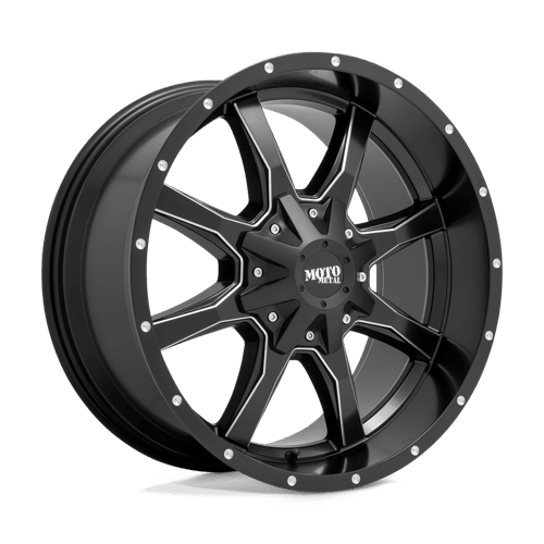 Moto Metal MO970 Semi Gloss Black Milled 20x10 - 24 5x127|5x139.7mm 78.1mm - Wheels - Moto Metal