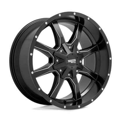 Moto Metal MO970 Semi Gloss Black Milled 20x10 - 24 5x127|5x139.7mm 78.1mm - Wheels - Moto Metal