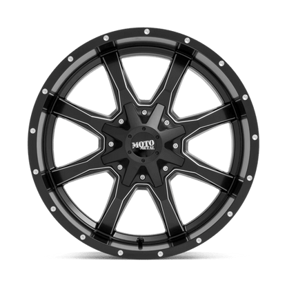 Moto Metal MO970 Semi Gloss Black Milled 20x10 - 24 5x127|5x139.7mm 78.1mm - Wheels - Moto Metal