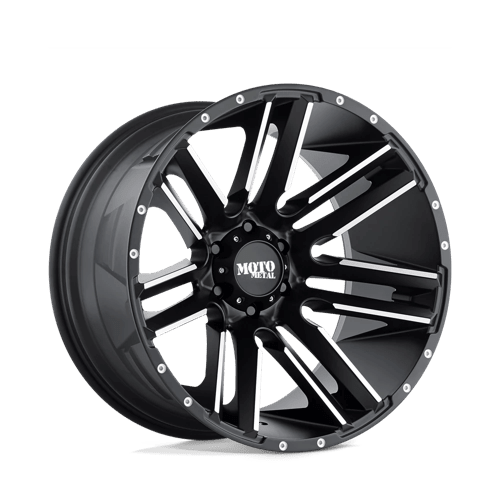 Moto Metal MO978 RAZOR Satin Black Machined 18x9 +18 6x139.7mm 106.1mm - Wheels - Moto Metal