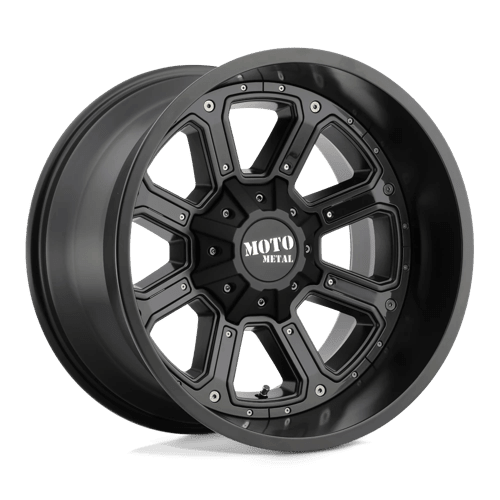 Moto Metal MO984 SHIFT Matte Black W/ G - blk Inserts 20x9 +18 6x135|6x139.7mm 106.1mm - Wheels - Moto Metal