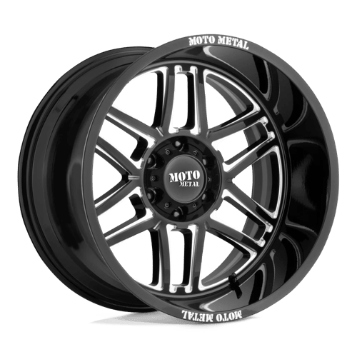 Moto Metal MO992 FOLSOM Gloss Black Milled 20x10 - 18 6x139.7mm 106.1mm - Wheels - Moto Metal