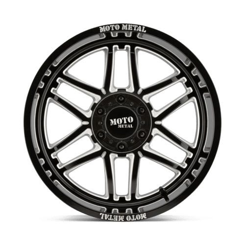 Moto Metal MO992 FOLSOM Gloss Black Milled 22x10 - 18 8x165.1mm 125.1mm - Wheels - Moto Metal
