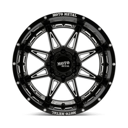 Moto Metal MO993 HYDRA Gloss Black Milled 18x8.5 +18 6x139.7mm 106.1mm - Wheels - Moto Metal