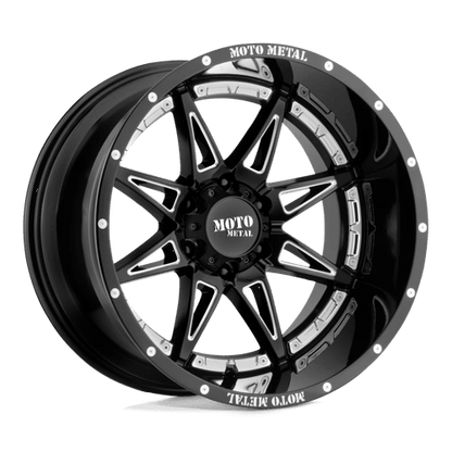Moto Metal MO993 HYDRA Gloss Black Milled 20x12 - 44 8x165.1mm 125.1mm - Wheels - Moto Metal
