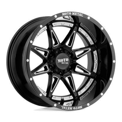 Moto Metal MO993 HYDRA Gloss Black Milled 20x9 0 8x180mm 124.2mm - Wheels - Moto Metal