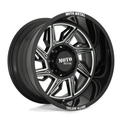 Moto Metal MO997 HURRICANE Gloss Black Milled - Left 20x10 - 18 6x135mm 87.1mm - Wheels - Moto Metal