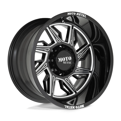 Moto Metal MO997 HURRICANE Gloss Black Milled - Right 20x10 - 18 5x127mm 71.5mm - Wheels - Moto Metal