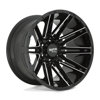 Moto Metal MO998 KRAKEN Gloss Black Milled 20x12 - 44 6x139.7mm 106.1mm - Wheels - Moto Metal