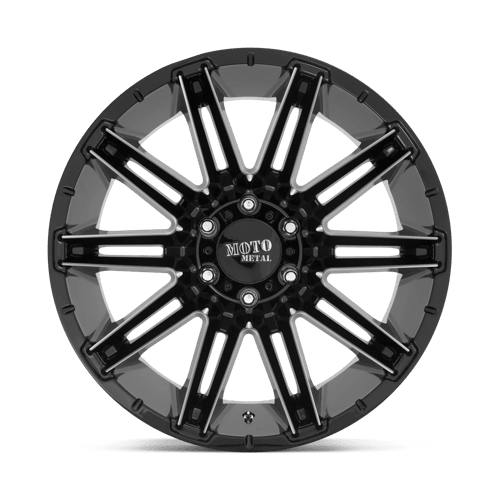 Moto Metal MO998 KRAKEN Gloss Black Milled 22x10 - 18 8x180mm 124.2mm - Wheels - Moto Metal
