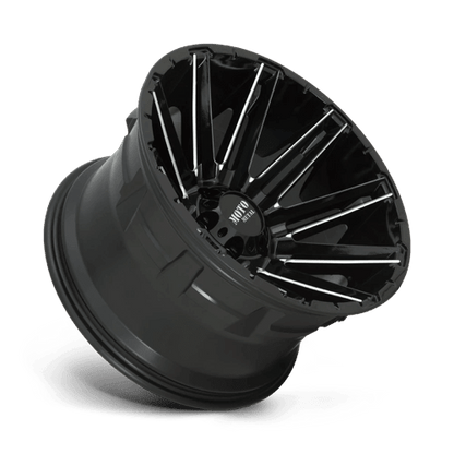 Moto Metal MO998 KRAKEN Gloss Black Milled 22x10 - 18 8x180mm 124.2mm - Wheels - Moto Metal