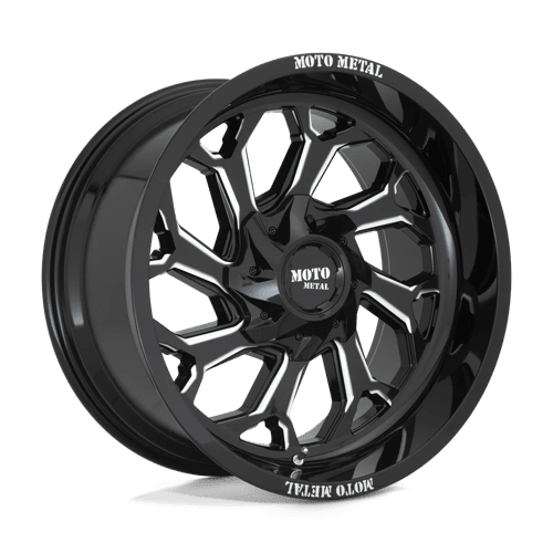 Moto Metal MO999 Gloss Black Milled 20x10 - 18 5x127|5x139.7mm 78.1mm - Wheels - Moto Metal
