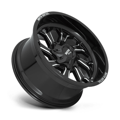 Moto Metal MO999 Gloss Black Milled 20x10 - 18 5x127|5x139.7mm 78.1mm - Wheels - Moto Metal