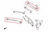 15-19 BMW 3 Series Megan Racing Rear Lower Arms Pillowball